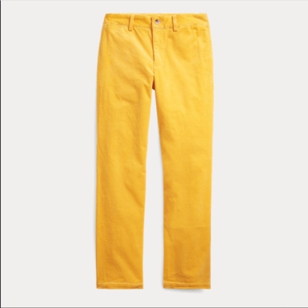 Slim fit stretch corduroy pant.Ralph Lauren